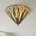 Endon 112191 - Plafonnier Tiffany ASTORIA 2xE27/60W/230V Ø 40 cm