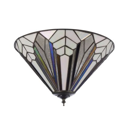Endon 112191 - Plafonnier Tiffany ASTORIA 2xE27/60W/230V Ø 40 cm