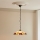 Endon 112197 - Lustre à chaîne Tiffany INGRAM 1xE27/60W/230V Ø 45 cm