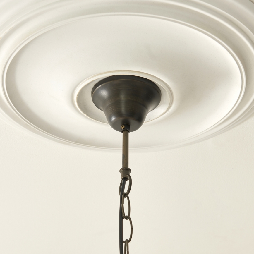 Endon 112246 - Suspension à chaîne Tiffany BOTANICA 1 x E27/60W/230V, Ø 45 cm