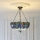 Endon 112250 - Lustre suspendu à chaîne Tiffany DRAGONFLY 3xE27/60W/230V Ø 50 cm