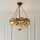 Endon 112251 - Lustre suspendu à chaîne Tiffany DRAGONFLY 3xE27/60W/230V Ø 50 cm