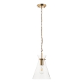 Endon 112859 - Suspension sur chaîne HARLOW 1xE27/10W/230V laiton