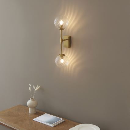 Endon 114042 - Applique murale 2xG9/3,2W/230V dorée