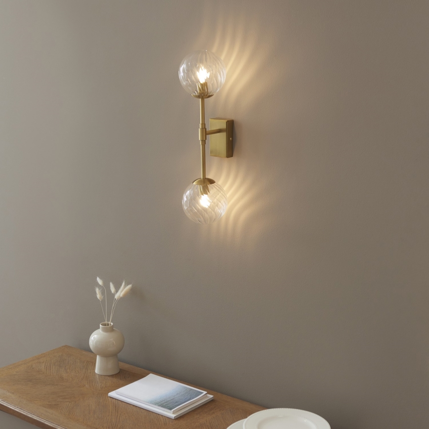 Endon 114042 - Applique murale 2xG9/3,2W/230V dorée