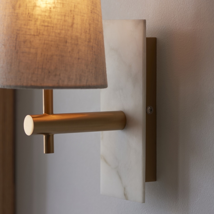 Endon 114200 - Applique murale 1xE14/7W/230V beige/doré
