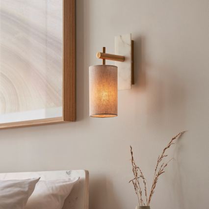 Endon 114201 - Applique murale 1xE14/7W/230V beige/doré