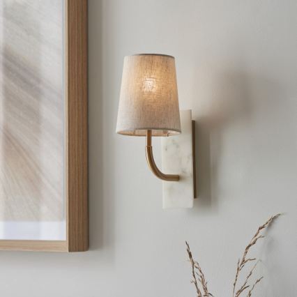 Endon 114202 - Applique murale 1xE14/7W/230V beige/dorée