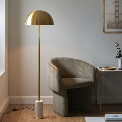 Endon 114208 - Lampadaire BERTOIA 1xE27/10W/230V laiton