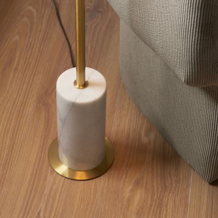 Endon 114208 - Lampadaire BERTOIA 1xE27/10W/230V laiton