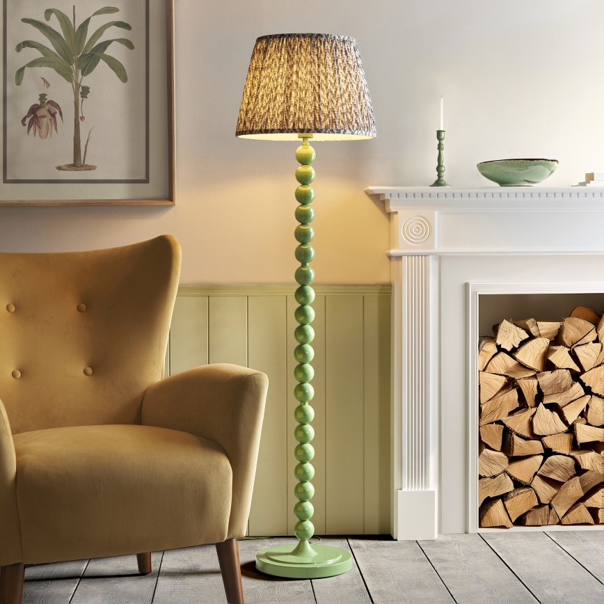 Endon 114634 - Lampadaire HIGGLEDY 1xE27/10W/230V vert/gris