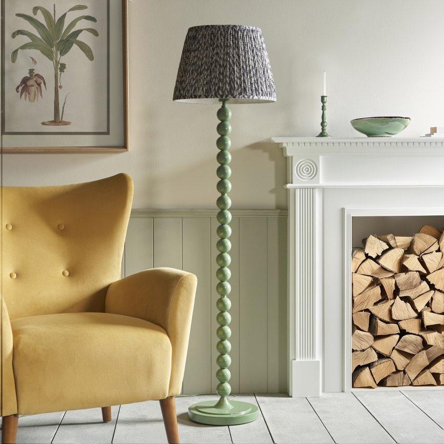 Endon 114634 - Lampadaire HIGGLEDY 1xE27/10W/230V vert/gris
