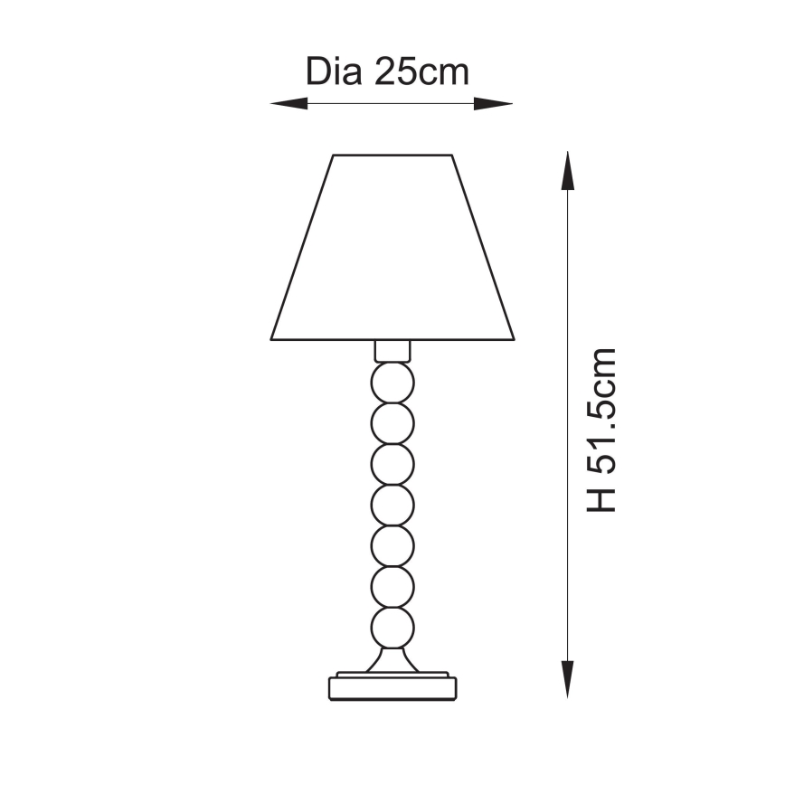 Endon 114735 - Lampe de table HIGGLEDY 1xE14/7W/230V rose/orange