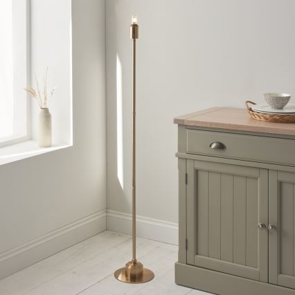 Endon 114778 - Lampadaire rechargeable à intensité variable BURLEY LED/1,5W/5V laiton/bleu