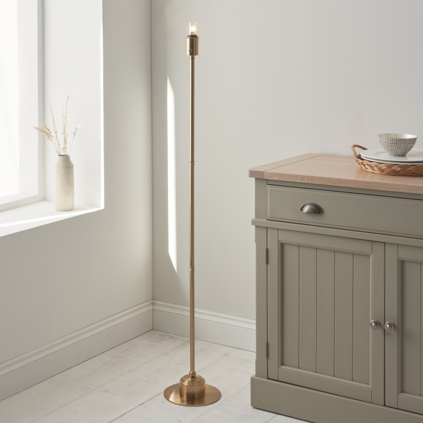 Endon 114778 - Lampadaire rechargeable à intensité variable BURLEY LED/1,5W/5V laiton/bleu