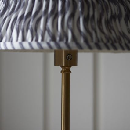 Endon 114785 - Lampadaire LED rechargeable et dimmable BURLEY, LED/1,5W/5V 3600 mAh, laiton/gris