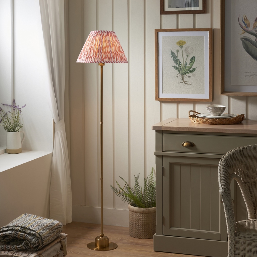 Endon 114786 - Lampadaire rechargeable à intensité variable BURLEY LED/1,5W/5V laiton/rose