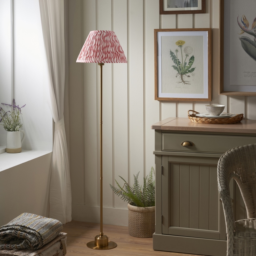 Endon 114786 - Lampadaire rechargeable à intensité variable BURLEY LED/1,5W/5V laiton/rose