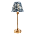 Endon 114796 - Lampe de table à intensité variable rechargeable BURLEY LED/1,5W/5V laiton/bleu