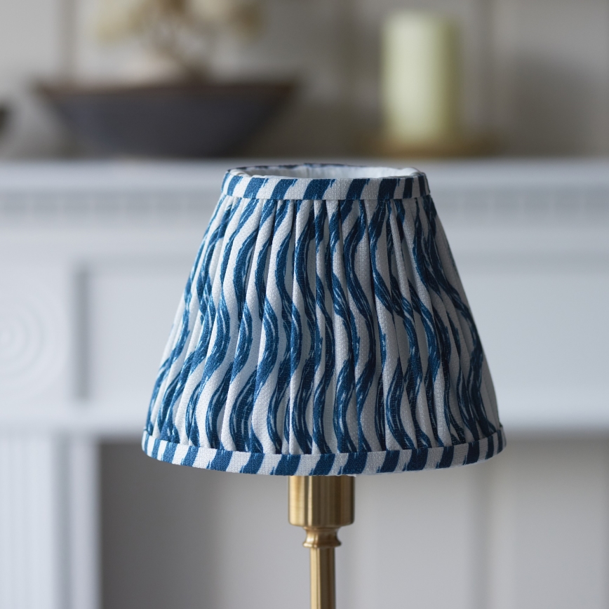 Endon 114796 - Lampe de table à intensité variable rechargeable BURLEY LED/1,5W/5V 3600 mAh laiton/bleu