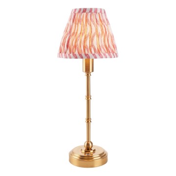 Endon 114804 - Lampe de table à intensité variable rechargeable BURLEY LED/1,5W/5V laiton/rose