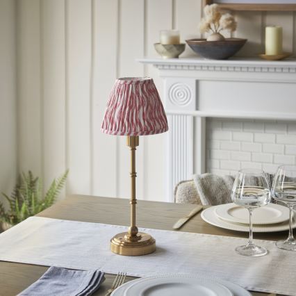 Endon 114804 - Lampe de table à intensité variable rechargeable BURLEY LED/1,5W/5V laiton/rose