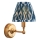 Endon 114827 - Lampe murale à intensité variable et rechargeable BURLEY LED/1,5W/5V laiton/bleu