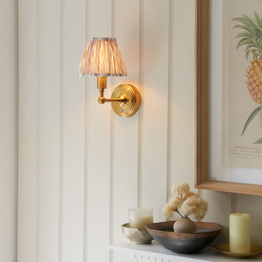 Endon 114831 - Lampe murale à intensité variable rechargeable BURLEY LED/1,5W/5V laiton/beige