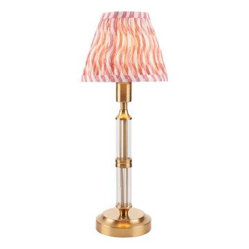 Endon 114842 - Lampe de table à intensité variable rechargeable MORTON LED/1,5W/5V 3600 mAh laiton/rose