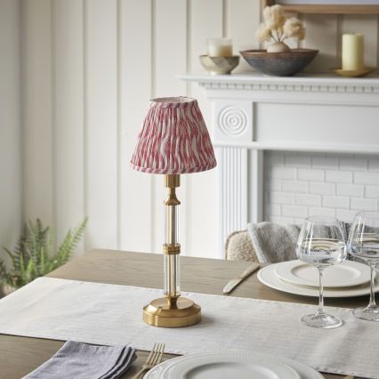 Endon 114842 - Lampe de table à intensité variable rechargeable MORTON LED/1,5W/5V 3600 mAh laiton/rose