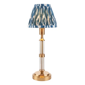 Endon 114846 - Lampe de table à intensité variable rechargeable MORTON LED/1,5W/5V 3600 mAh laiton/bleu