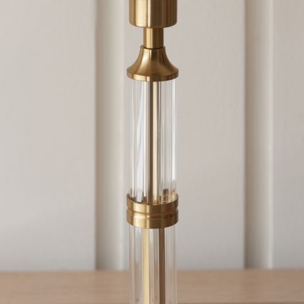 Endon 114846 - Lampe de table à intensité variable rechargeable MORTON LED/1,5W/5V 3600 mAh laiton/bleu