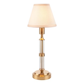 Endon 114849 - Lampe de table à intensité variable rechargeable MORTON LED/1,5W/5V 3600 mAh laiton/beige