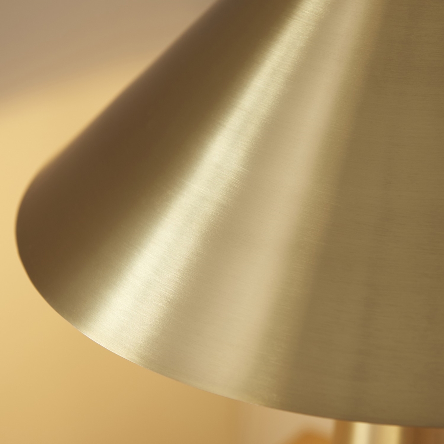 Endon 118685 - Lampe de table ISAK 1xE27/10W/230V dorée