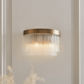 Endon 119125 - Applique murale CLERMONT 2xE14/6W/230V laiton