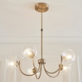 Endon 119210 - Lustre sur tige HAGUE 5xG9/5W/230V en laiton