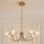Endon 119224 - Suspension à câble HAGUE 7xG9/5W/230V laiton