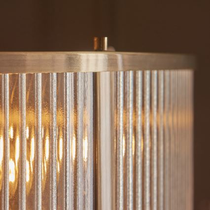 Endon 119455 - Lustre sur chaîne RIDGETON 8xE14/7W/230V laiton