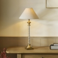 Endon 119972 - Lampe de table AVEBURY 1xE27/10W/230V laiton/gris