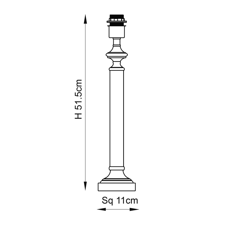 Endon 119972 - Lampe de table AVEBURY 1xE27/10W/230V laiton/gris