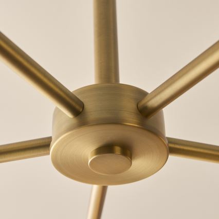 Endon 120037 - Lustre sur tige CERCHIO 5xG9/5W/230V en laiton