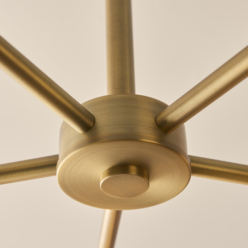 Endon 120037 - Lustre sur tige CERCHIO 5xG9/5W/230V en laiton