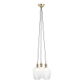 Endon 120656 - Suspension sur câble 3xE27/10W/230V laiton