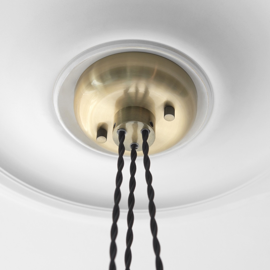 Endon 120656 - Suspension sur câble 3xE27/10W/230V laiton