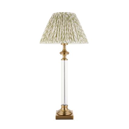 Endon 122515 - Lampe de table AVEBURY, 1xE27/10W/230V, laiton/vert