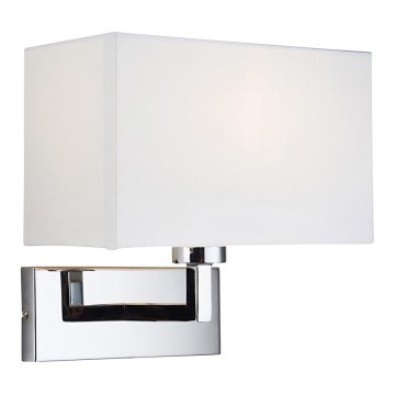 Endon 56373 - Applique murale PICCOLO 1xE27/10W/230V blanc/chrome brillant