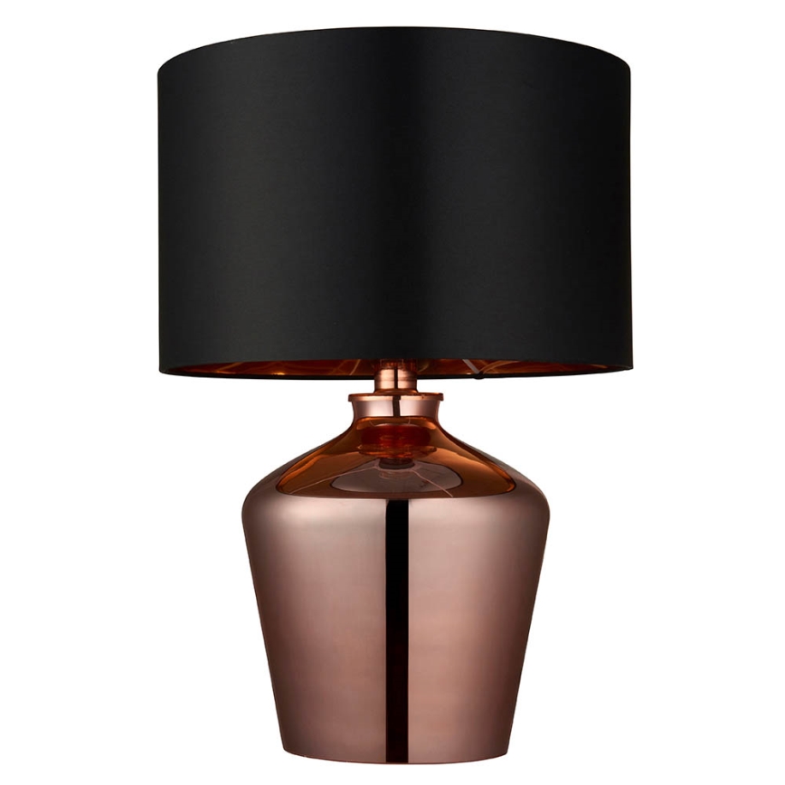 Endon 61149 - Lampe de table WALDORF 1xE27/10W/230V cuivre/noir