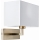 Endon 61604 - Applique murale PICCOLO 1xE27/10W/230V blanc/chrome mat