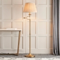 Endon 63621 - Lampadaire STANFORD 1xE27/60W/230V laiton/beige