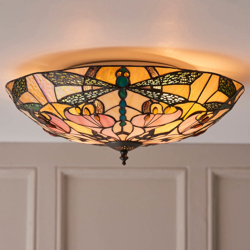 Endon 63922 - Plafonnier ASHTON 2xE27/60W/230V d. 45 cm